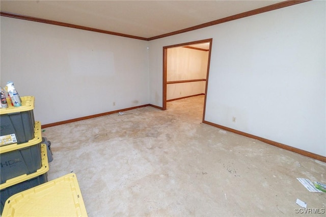 7710 Buttermere Ct, Chesterfield, VA 23832 - empty room with crown molding and carpet