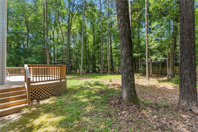 102 Penrith Ct, Williamsburg, VA 23185 - view of yard with a wooden deck