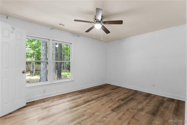 102 Penrith Ct, Williamsburg, VA 23185 - unfurnished room featuring wood finished floors and ceiling fan