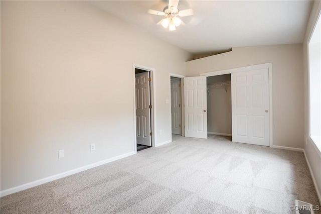 20 Madrone Pl, Hampton, VA 23666 - unfurnished bedroom with light carpet, a closet, and a ceiling fan
