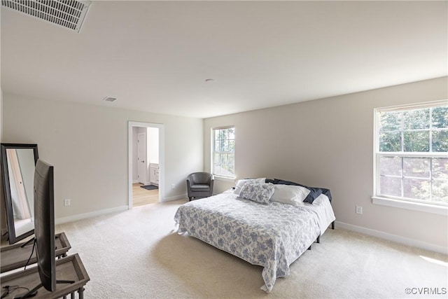 14106 Botsford Ave, Chesterfield, VA 23831 - bedroom featuring light carpet and ensuite bathroom