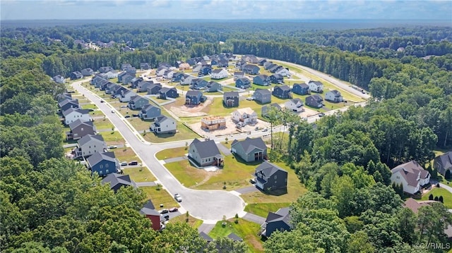 14106 Botsford Ave, Chesterfield, VA 23831 - aerial view of residential area with a heavily wooded area