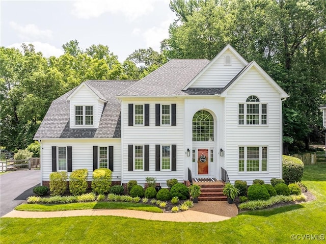 3731 Rivermist Ter, Midlothian, VA 23113 - view of front of home with roof with shingles and a front yard