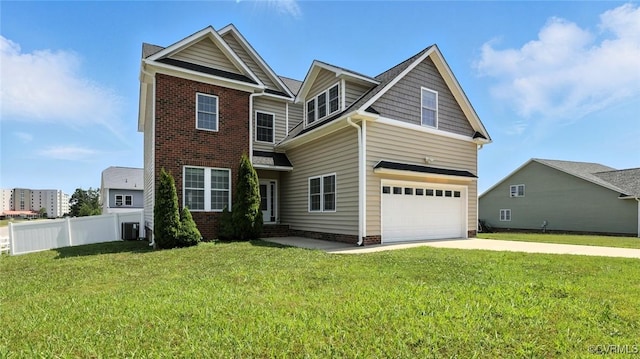 3809 Crows Nest Ct, Hopewell, VA 23860 - view of front facade featuring an attached garage, concrete driveway, and brick siding