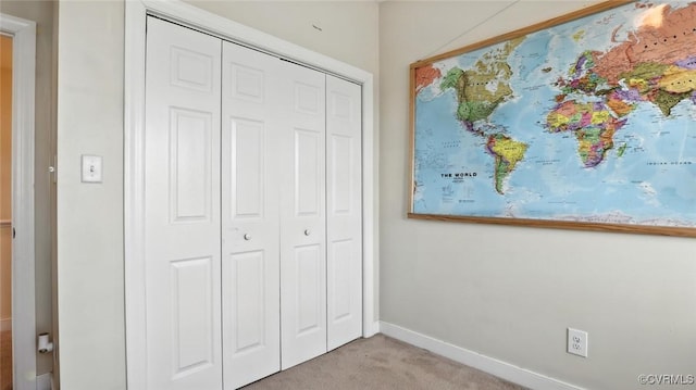 3809 Crows Nest Ct, Hopewell, VA 23860 - unfurnished bedroom featuring light carpet and a closet