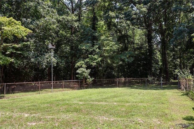 4116 Spring Run Rd, Mechanicsville, VA 23116 - view of yard with a forest view