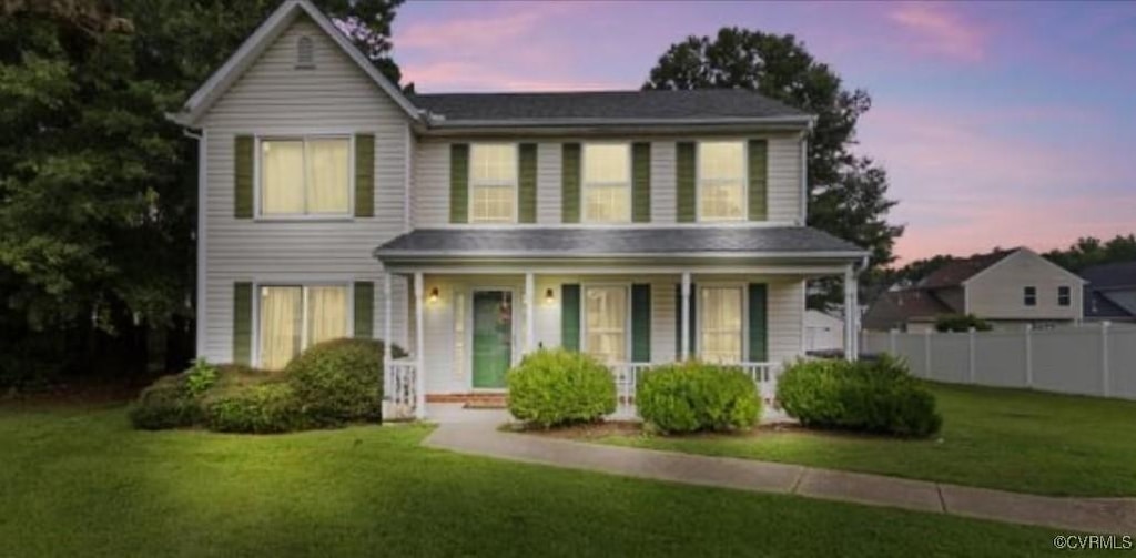 16712 Amherst Ridge Ct, Chesterfield, VA 23834 - colonial home featuring covered porch