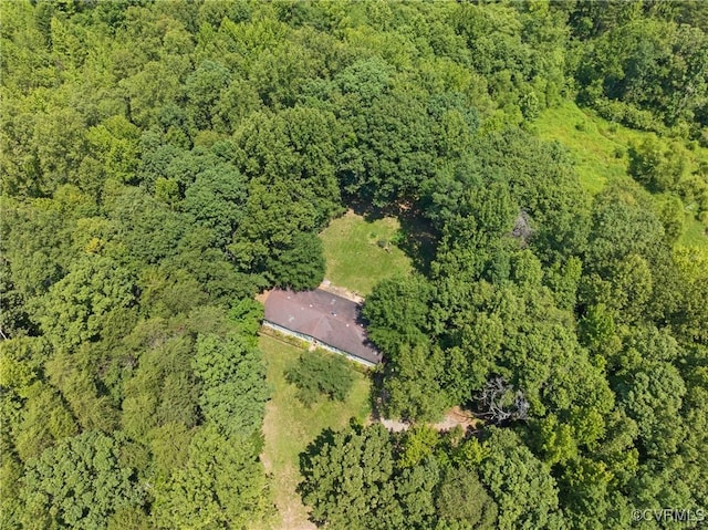 4867 Tabscott Rd, Kents Store, VA 23084 - aerial view of property's location featuring a heavily wooded area