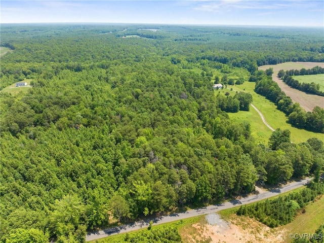 4867 Tabscott Rd, Kents Store, VA 23084 - aerial view of a heavily wooded area