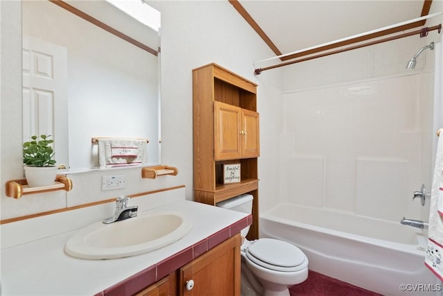 4867 Tabscott Rd, Kents Store, VA 23084 - bathroom with vanity and shower / bath combination