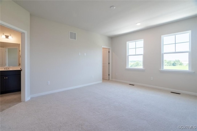 14631 Hancock Towns Dr Unit N6, Chesterfield, VA 23832 - unfurnished bedroom featuring light carpet and ensuite bath