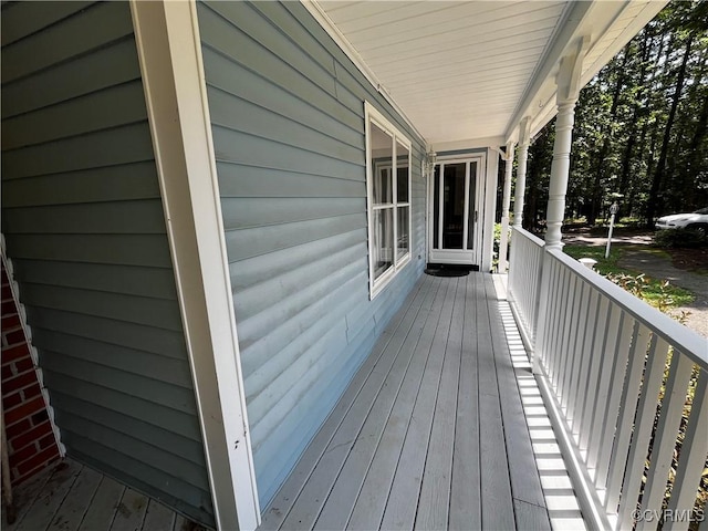 16200 Hunters Ridge Ln, Moseley, VA 23120 - view of wooden porch