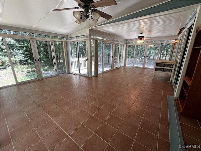 16200 Hunters Ridge Ln, Moseley, VA 23120 - unfurnished sunroom featuring french doors and a ceiling fan