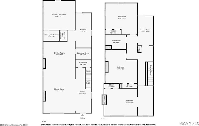 2502 4th Ave, Richmond, VA 23222 - view of room layout