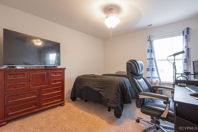 9545 Thornecrest Dr, Mechanicsville, VA 23116 - bedroom with light colored carpet and an office area