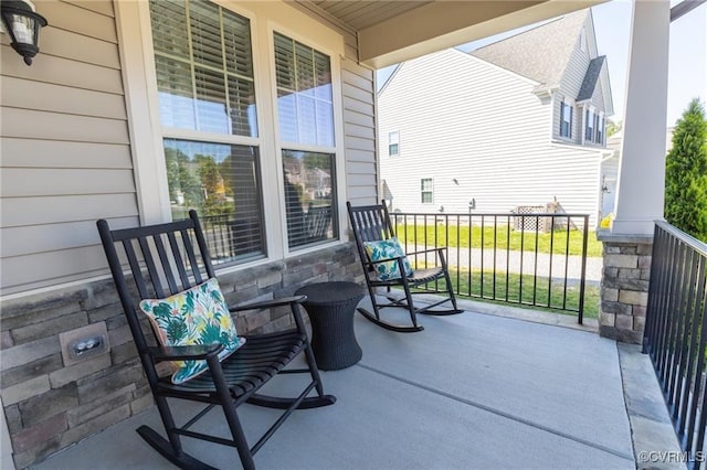 9545 Thornecrest Dr, Mechanicsville, VA 23116 - view of covered porch