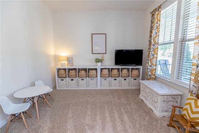 9545 Thornecrest Dr, Mechanicsville, VA 23116 - living area with carpet and baseboards