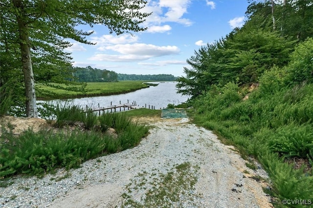 487 Deep Landing Rd, Tappahannock, VA 22560 - water view featuring a dock
