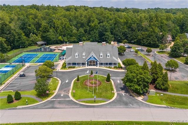 4313 Nevil Bend Turn, Moseley, VA 23120 - drone / aerial view of a heavily wooded area