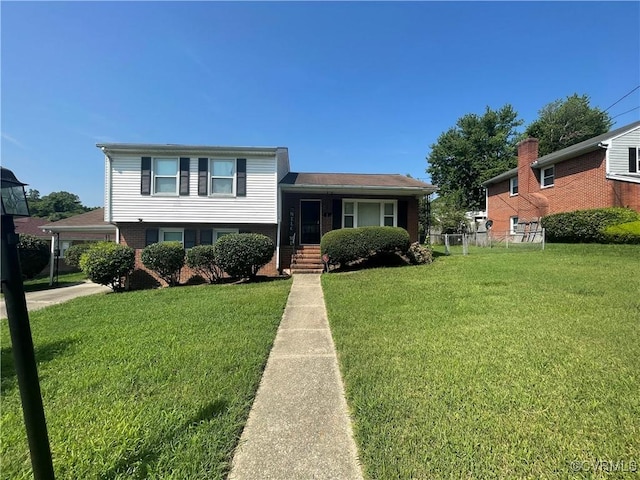38 Spring Ct, Petersburg, VA 23803 - tri-level home with brick siding