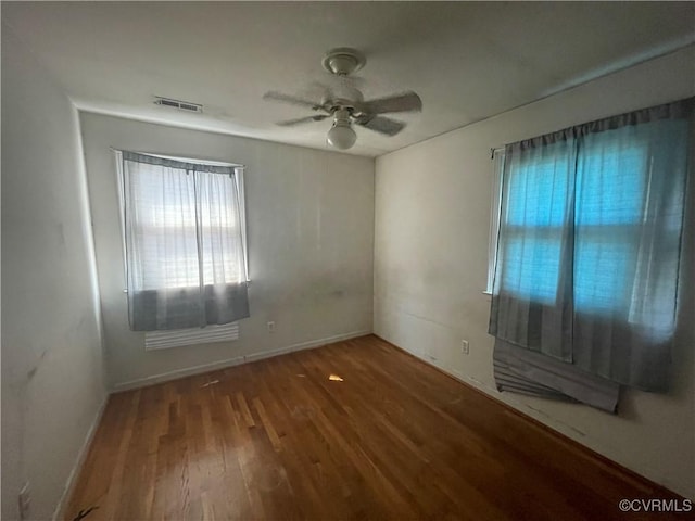 38 Spring Ct, Petersburg, VA 23803 - unfurnished room featuring wood finished floors and ceiling fan