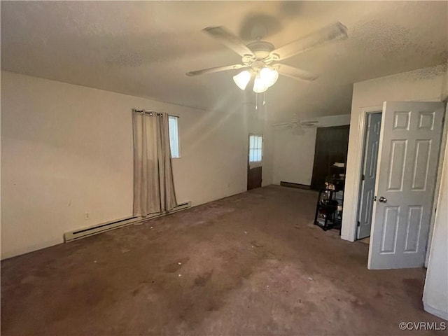38 Spring Ct, Petersburg, VA 23803 - spare room with ceiling fan and baseboard heating