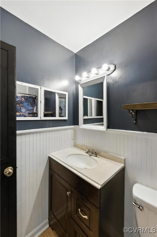 108 Bristol Ave, Norfolk, VA 23502 - bathroom featuring vanity and a wainscoted wall
