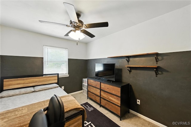 108 Bristol Ave, Norfolk, VA 23502 - bedroom with light carpet and a ceiling fan