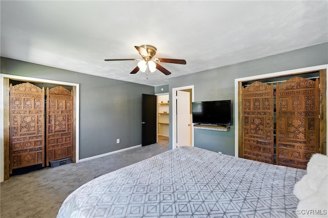 108 Bristol Ave, Norfolk, VA 23502 - carpeted bedroom featuring ceiling fan and baseboards