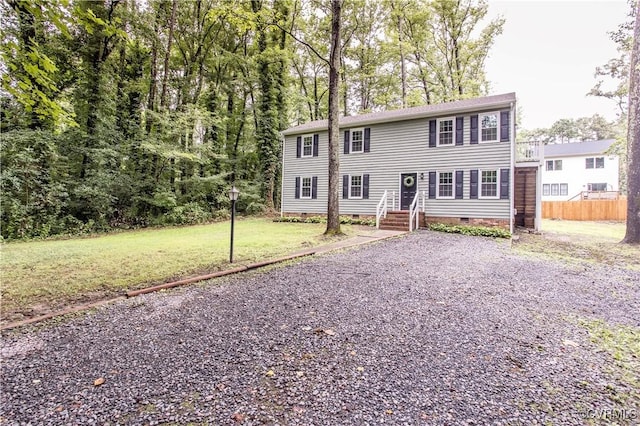 7856 Epic Rd, Midlothian, VA 23235 - colonial inspired home featuring crawl space and a front yard