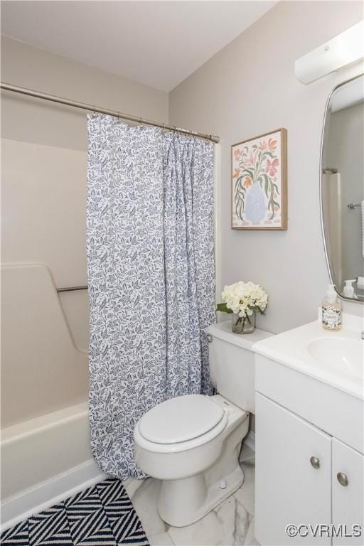 7856 Epic Rd, Midlothian, VA 23235 - bathroom featuring vanity and shower / bath combo with shower curtain