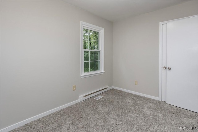 7856 Epic Rd, Midlothian, VA 23235 - empty room with baseboard heating and carpet floors