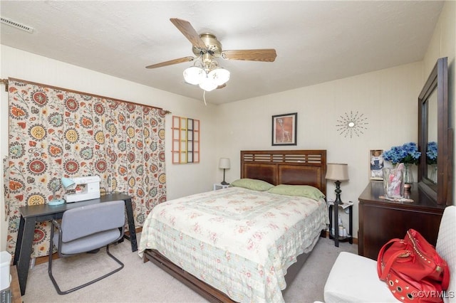3949 Llewellyn Ln, Chesterfield, VA 23832 - bedroom with carpet floors and a ceiling fan