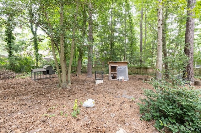 3949 Llewellyn Ln, Chesterfield, VA 23832 - view of yard with exterior structure and an outdoor structure
