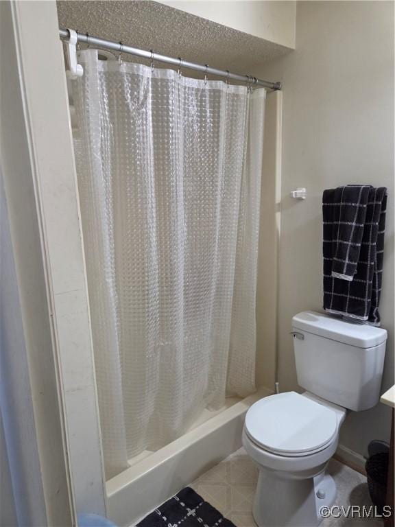 4104 Farm Creek Ter, Henrico, VA 23223 - full bathroom featuring toilet and a shower with shower curtain