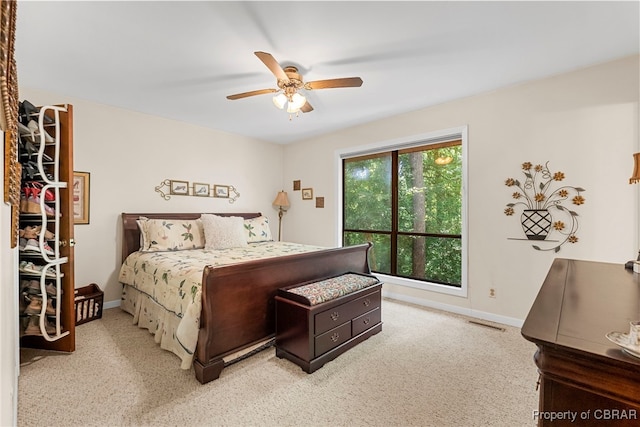 10000 Silverleaf Ter, Chesterfield, VA 23236 - carpeted bedroom featuring baseboards and a ceiling fan