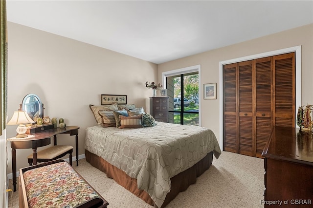 10000 Silverleaf Ter, Chesterfield, VA 23236 - carpeted bedroom with a closet and access to exterior