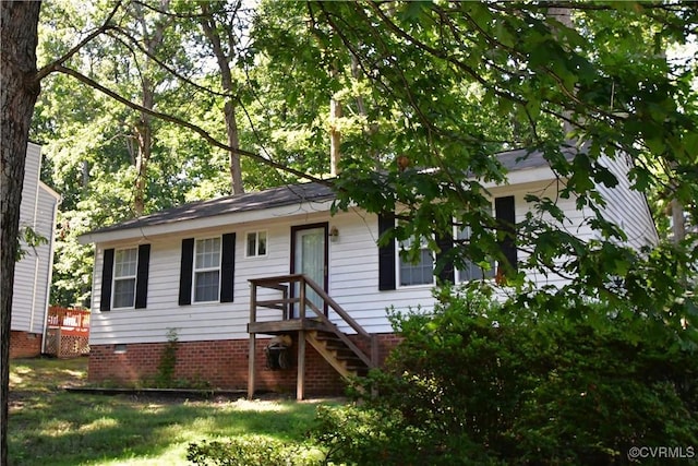 10106 Redbridge Rd, North Chesterfield, VA 23236 - single story home with crawl space