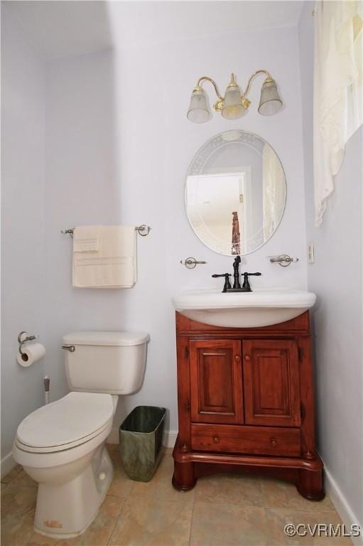 10106 Redbridge Rd, North Chesterfield, VA 23236 - half bathroom with vanity and baseboards