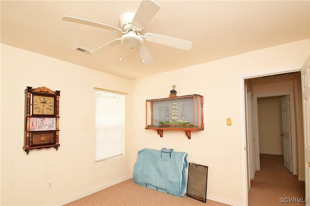 10106 Redbridge Rd, North Chesterfield, VA 23236 - spare room featuring carpet flooring and ceiling fan