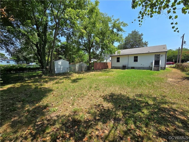 5102 Randall Ave, Henrico, VA 23231 - view of yard with entry steps and a storage unit