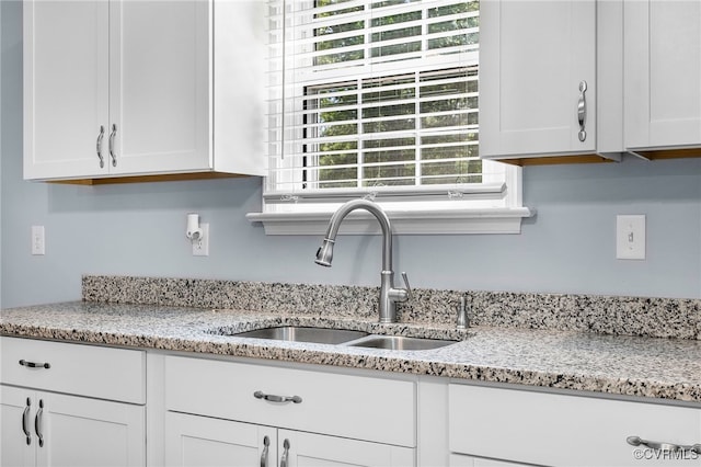 2803 Drewrys Bluff Rd, Chesterfield, VA 23237 - kitchen with white cabinetry and light stone counters