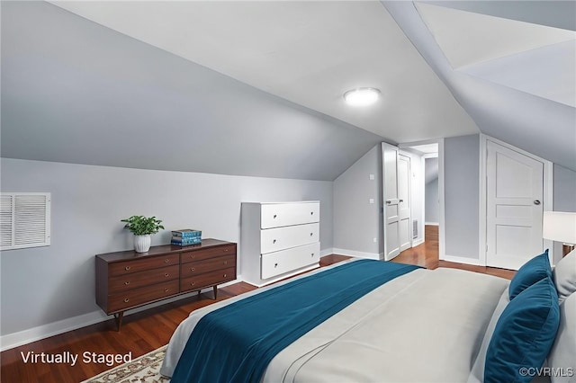2803 Drewrys Bluff Rd, Chesterfield, VA 23237 - bedroom featuring wood finished floors and lofted ceiling
