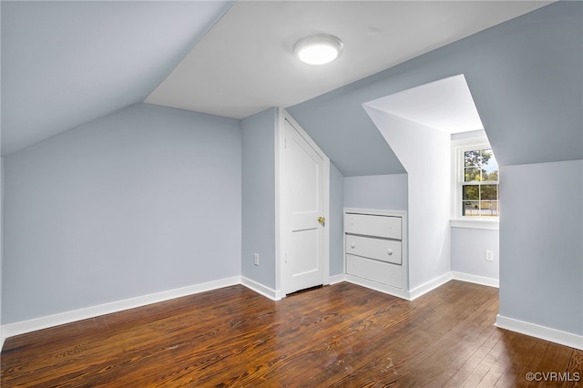 2803 Drewrys Bluff Rd, Chesterfield, VA 23237 - bonus room with vaulted ceiling and dark wood-style floors