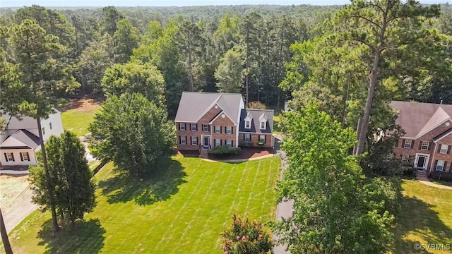 13625 Brandy Oaks Rd, Chesterfield, VA 23832 - view of subject property with a heavily wooded area