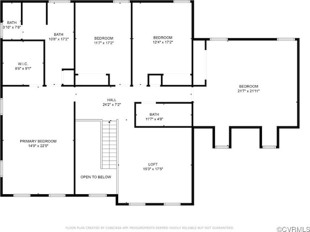 13625 Brandy Oaks Rd, Chesterfield, VA 23832 - view of room layout