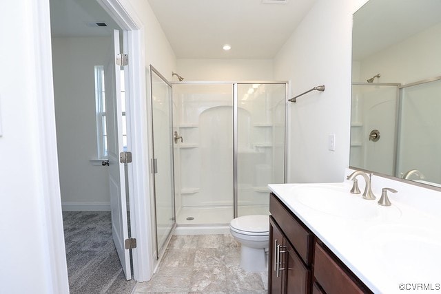 6401 Belay Dr, Chesterfield, VA 23234 - full bath featuring vanity and a stall shower