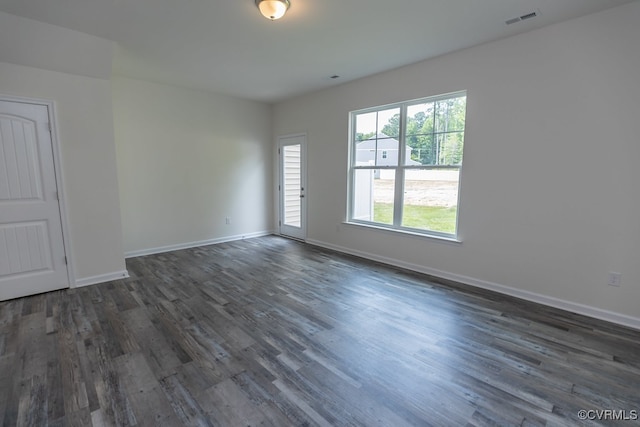 6413 Belay Dr, Chesterfield, VA 23234 - empty room featuring dark wood-style flooring and baseboards