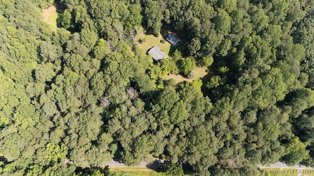 1026 Hoecake Rd, Lancaster, VA 22513 - aerial view of property's location featuring a heavily wooded area