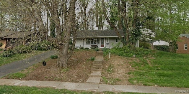 7005 Catlett St, Springfield, VA 22151 - view of front of property with a front lawn